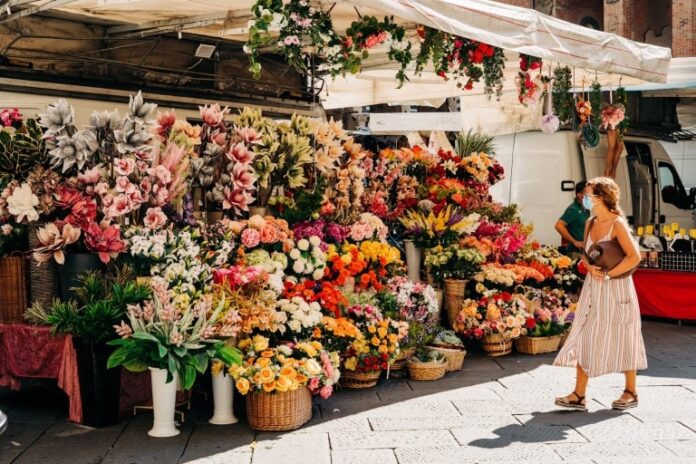 brighten someones day with a local flower shop delivery