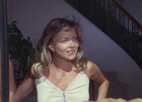 Susan Blakely plays Patty in The Towering Inferno