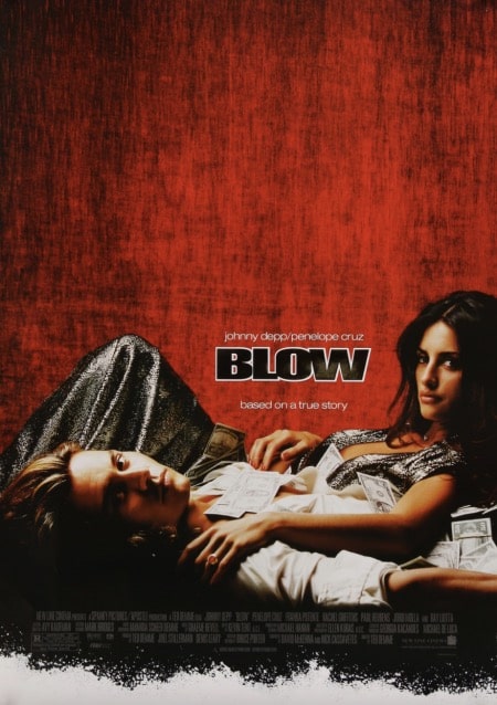 The movie Blow, directed by Ted Demme, is adapted from a 1993 book by Bruce Porter titled How Small Town Boys Made $100 Million and Lost Everything Through the Medellin Cocaine Syndicate