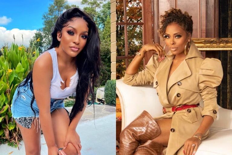 Drew Sidora (L), Eva Marcille (R)