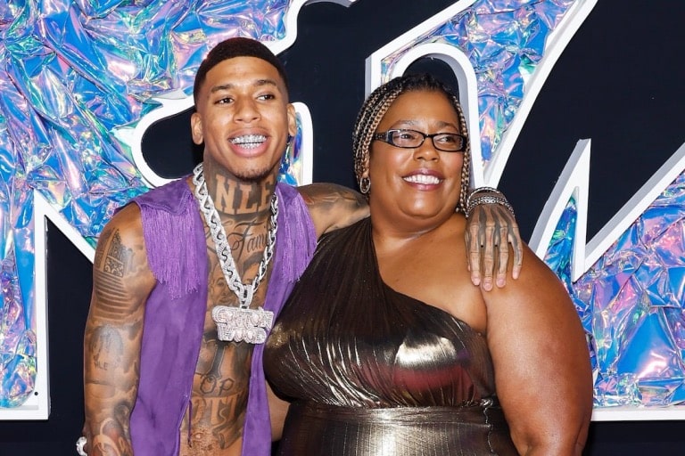 NLE Choppa and his mother