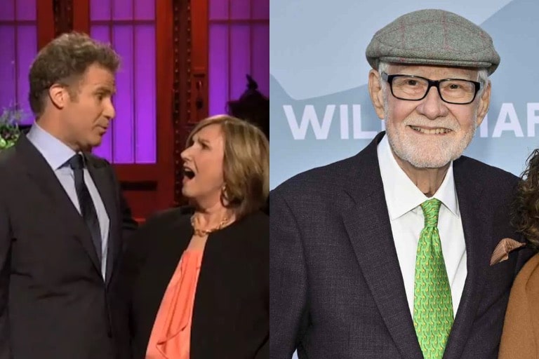 Will Ferrell and his mother(L), Will Ferrell's father, Lee Ferrel(R)